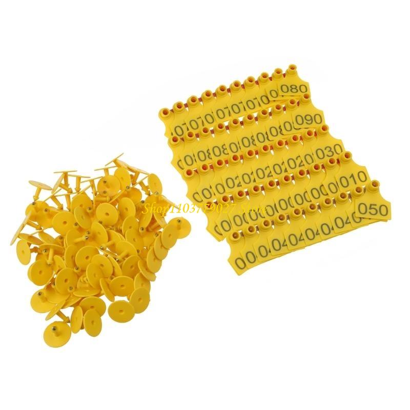 C4DF 001-100 Liczba Tagi plast – Livestock Ear Tag recenzja i cena